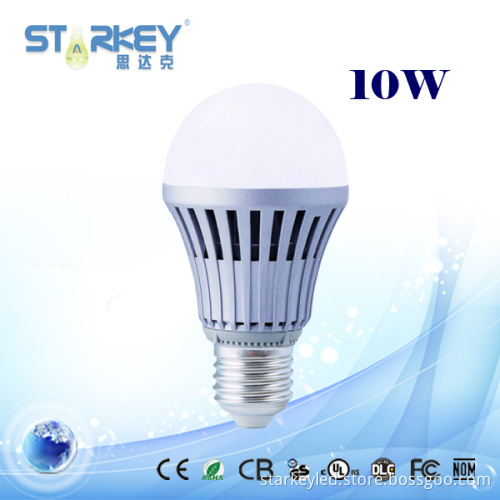 10W E27/E26/B22 Aluminium LED Bulb